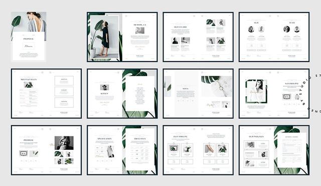 20款現代風格畫冊設計欣賞/折頁設計-畫冊  第23張