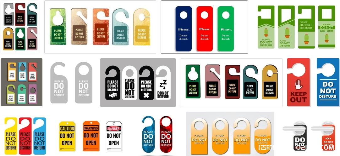 國外設(shè)計(jì)酒店掛卡印刷  第3張