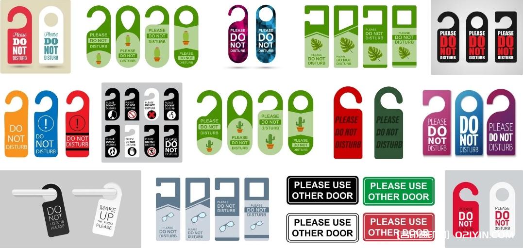 國外設(shè)計(jì)酒店掛卡印刷  第5張