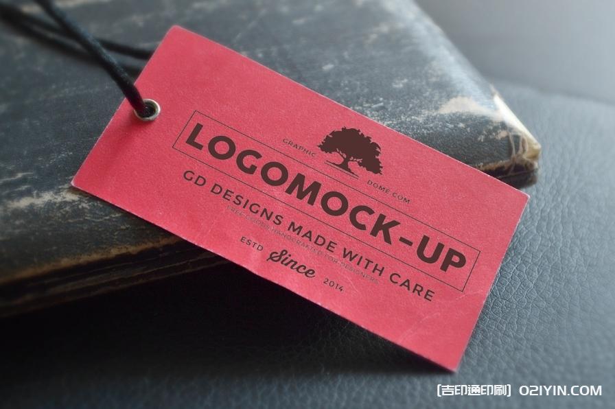 牛仔褲吊牌水洗牌定制印刷  第2張