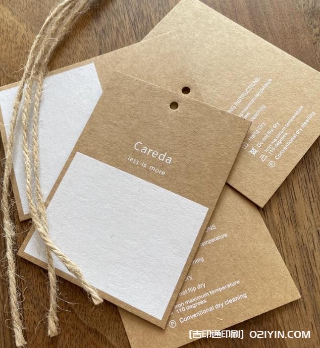 韓版牛皮紙女裝吊牌定做  第3張